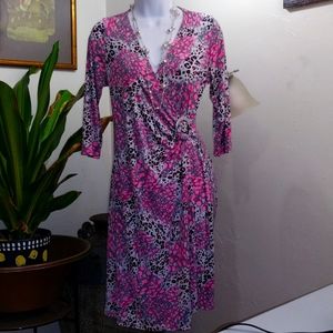 Purple Rain wrap dress